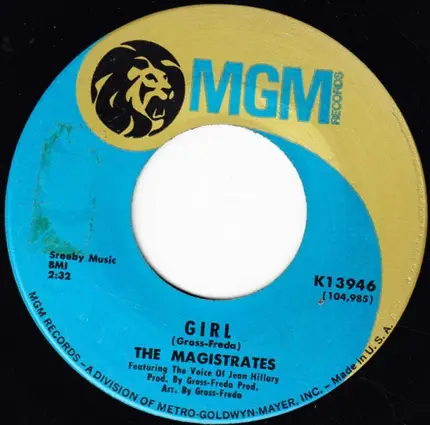 The Magistrates - Here Come The Judge / Girl