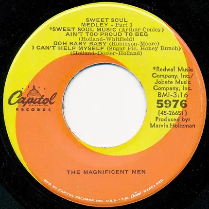 The Magnificent Men - Sweet Soul Medley