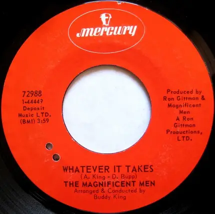 The Magnificent Men - Holly Go Softly / Whatever It Takes