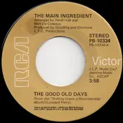 The Main Ingredient - The Good Old Days