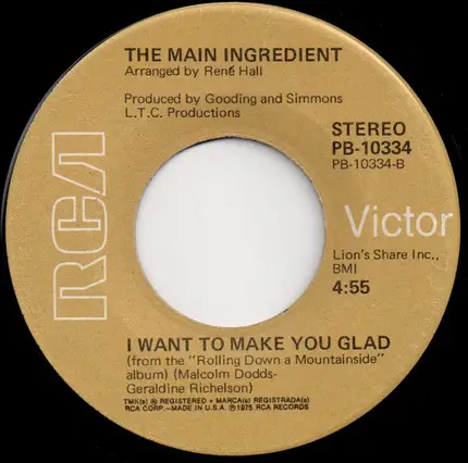 The Main Ingredient - The Good Old Days