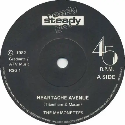 The Maisonettes - Heartache Avenue