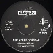 12inch Vinyl Single - The Maisonettes - This Affair