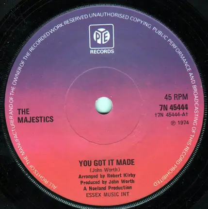 The Majestics - You Got It Made