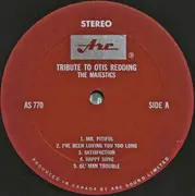 LP - The Majestics - The Soul King Otis Redding - A Tribute