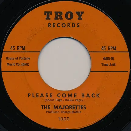 The Majorettes - White Levis / Please Come Back