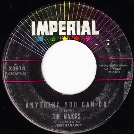 The Majors - What In The World / Anything You Can Do