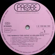 Double LP - The Mamas & The Papas - 20 Golden Hits - Gatefold
