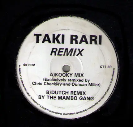The Mambo Gang - Taki Rari - Remix