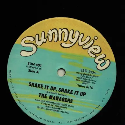 The Managers - Shake It Up, Shake It Up