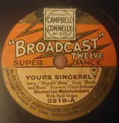 The Manhattan Melodymakers - Yours Sincerely / Too Wonderful For Words