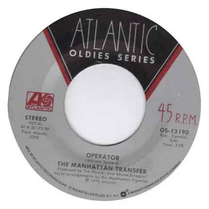 The Manhattan Transfer - Operator / Clap Your Hands