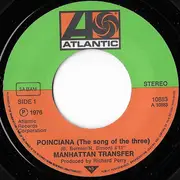 7inch Vinyl Single - The Manhattan Transfer - Poinciana