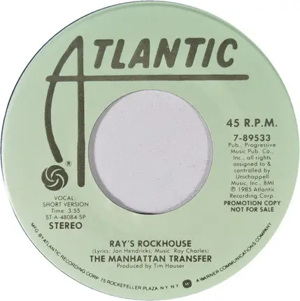 The Manhattan Transfer - Ray's Rockhouse