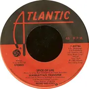 7inch Vinyl Single - The Manhattan Transfer - Spice Of Life / The Night That Monk Returned To Heaven
