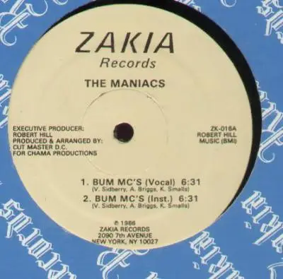The Maniacs - bum mc's
