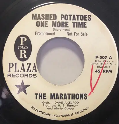 The Marathons - Mashed Potatoes One More Time