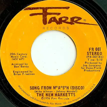 The Marketts - Song From M*A*S*H