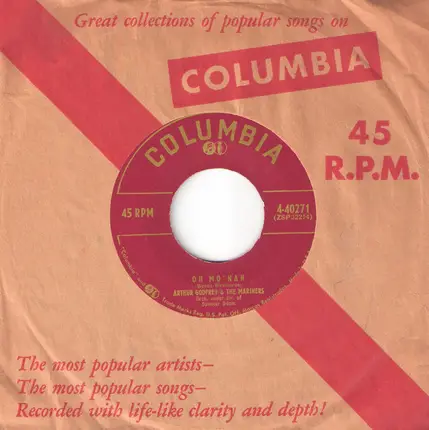 The Mariners , Arthur Godfrey - In The Chapel In The Moonlight / Oh Mo' Nah