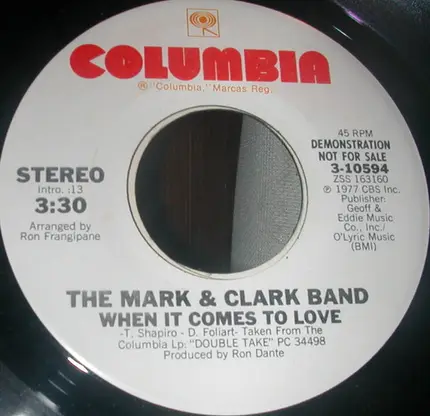 The Mark & Clark Band - When It Comes To Love