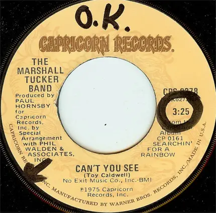 The Marshall Tucker Band - Can't You See