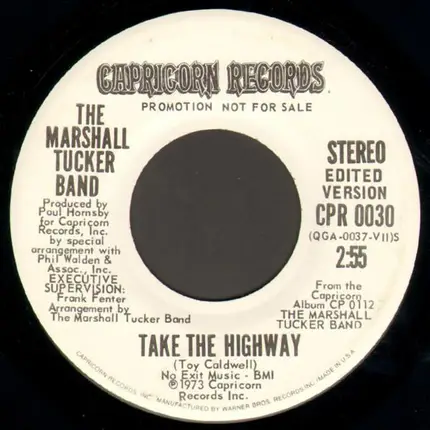The Marshall Tucker Band - Take The Highway