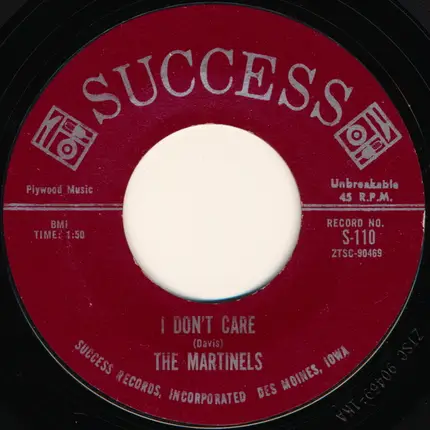 The Martinels - Baby, Think It Over / I Don't Care