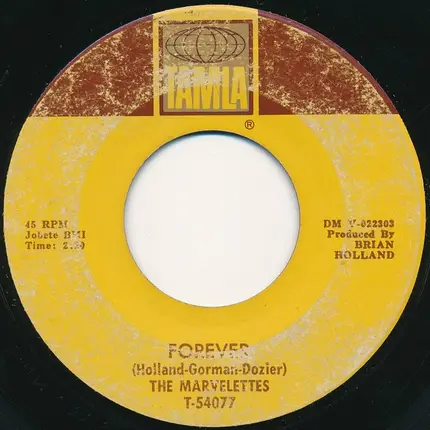 The Marvelettes - Forever / Locking Up My Heart