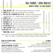 CD - The Marvin Stamm / Ed Soph Quartet With Special Guest David Liebman - The Stamm / Soph Project