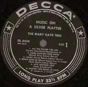 LP - The Mary Kaye Trio - Music On A Silver Platter