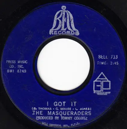 The Masqueraders - I Ain't Got To Love Nobody Else - I Got It