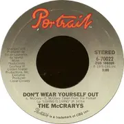 7inch Vinyl Single - The McCrarys - Don't Wear Yourself Out / You Are The Key