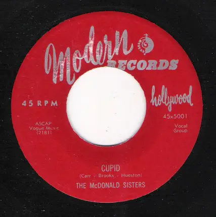 The McDonald Sisters - Cupid / I'm Gonna Keep My Eyes On You