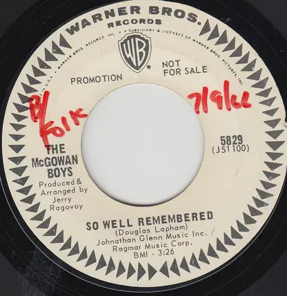 The McGowan Boys - Daddy I've Tried