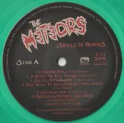 LP - The Meteors - Skull N Bones - Green Clear vinyl, Ltd Ed, insert