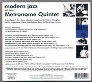 CD - The Metronome Quintet - Plays Swinging Mahogany... - Digipak