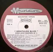LP - The Mezzrow-Bechet Quintet & The Mezzrow-Bechet Septet With Pleasant Joe And Douglas Daniels - Breathless Blues