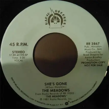 The Meadows - She's Gone