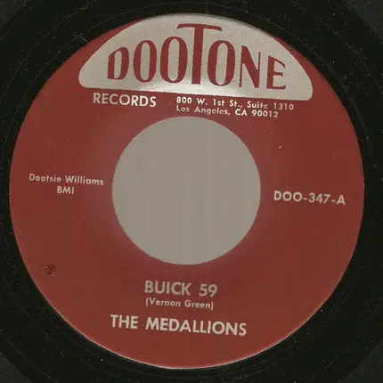 The Medallions - Buick 59 / The Letter