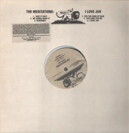 The Meditations - I Love Jah