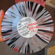 10'' - The Meffs - Broken Britain Pt. 1 - Silver With Black White Red Splatter