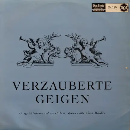 The Melachrino Orchestra - Verzauberte Geigen - George Melachrino Und Sein Orchester Spielen Weltberühmte Melodien