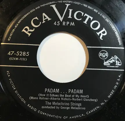 The Melachrino Strings - Waltz Of Paree / Padam . . . Padam