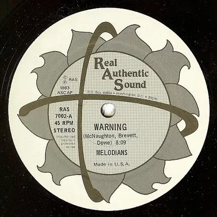 The Melodians - Warning / Push A Little Harder
