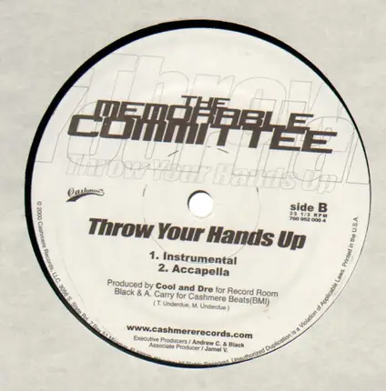 The Memorable Committee - Throw Your Hands Up