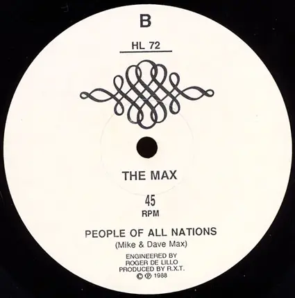 The Menz Club / 2 The Max - Burn The House / People Of All Nations