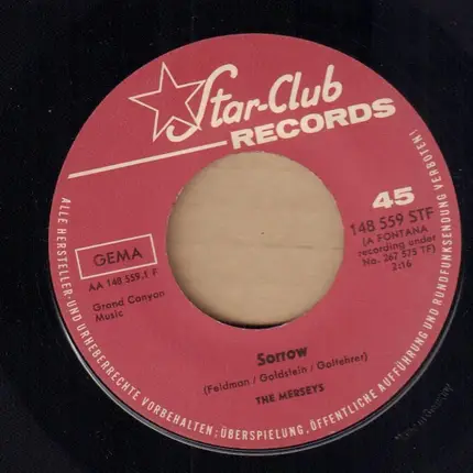 The Merseys - Sorrow