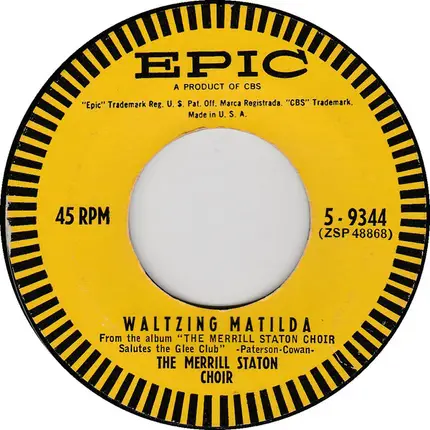 The Merrill Staton Choir - Strawberry Roan / Waltzing Matilda