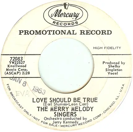 The Merry Melody Singers - Greenback Dollar