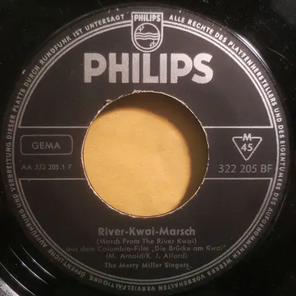The Merry Miller Singers - River-Kwai-Marsch / Old Bavarian March